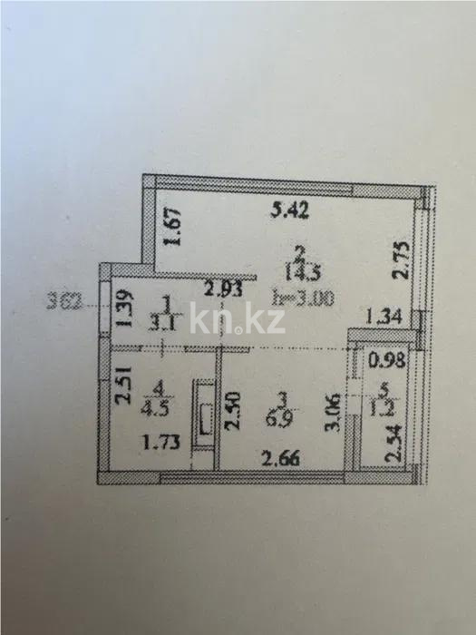 Продажа 1-комнатной квартиры, 30 м² в Астане