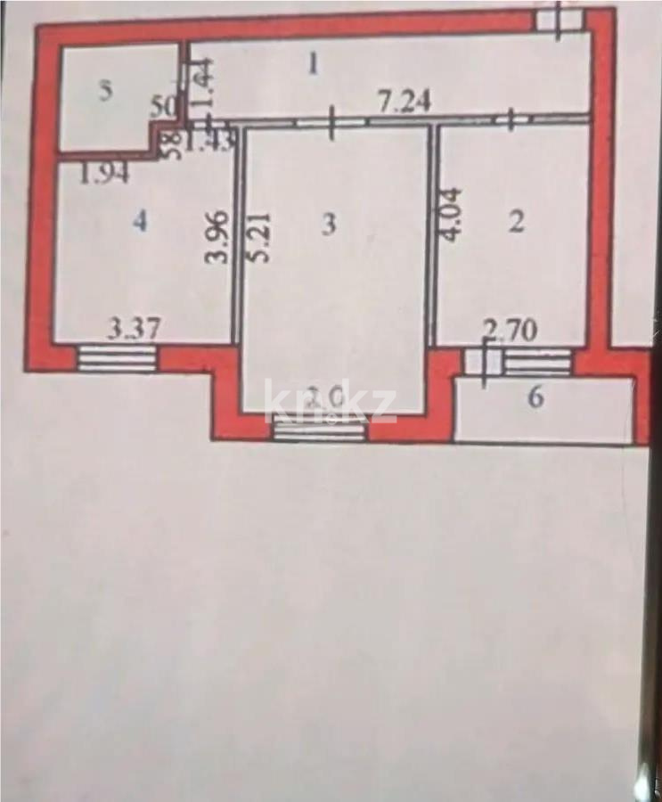 Продажа 2-комнатной квартиры, 56 м² в Астане - фото 6