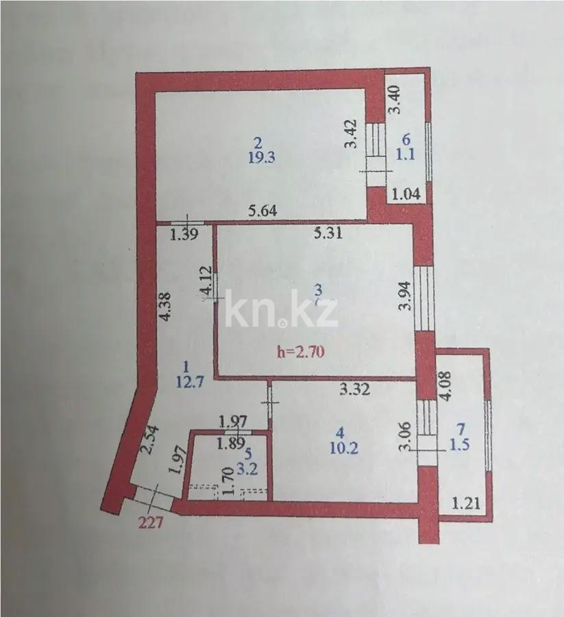 Продажа 2-комнатной квартиры, 69 м² в Астане - фото 2