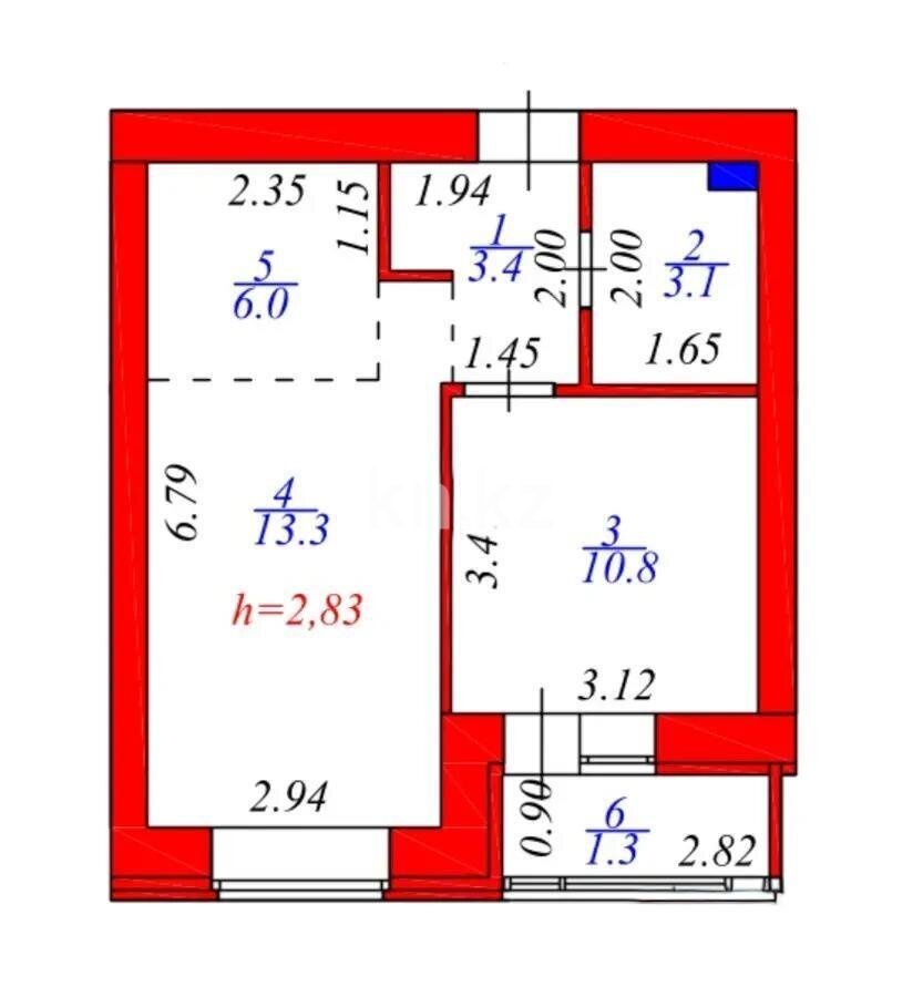 Продажа 2-комнатной квартиры, 38 м² в Астане - фото 6