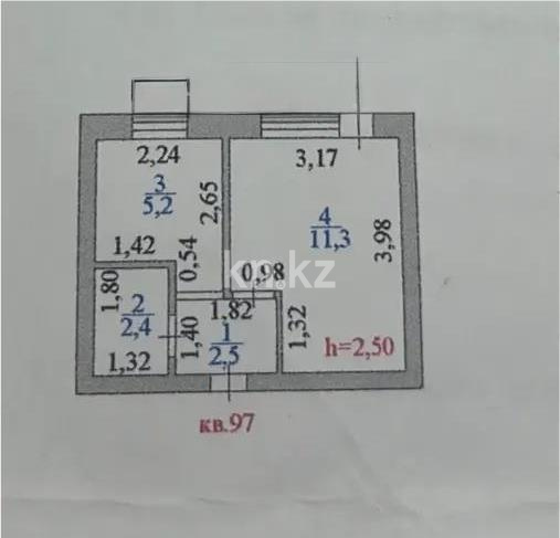 Продажа 1-комнатной квартиры, 25 м², ул. Майлина, дом  23 в Астане - фото 3