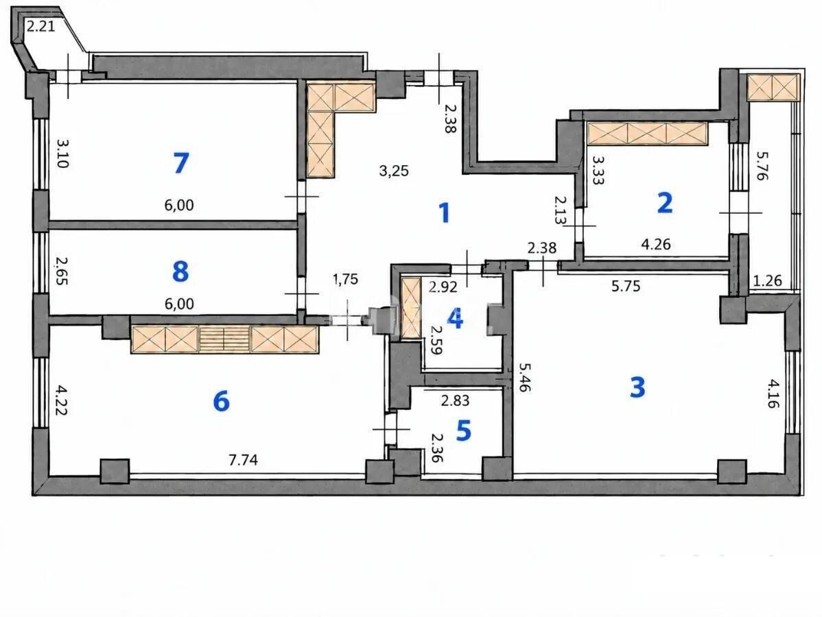 Продажа 4-комнатной квартиры, 152 м² в Астане - фото 8