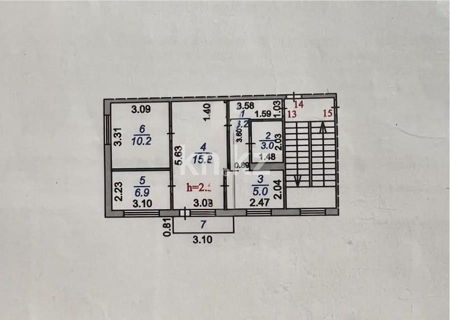 Продажа 3-комнатной квартиры, 47 м² в Караганде - фото 7