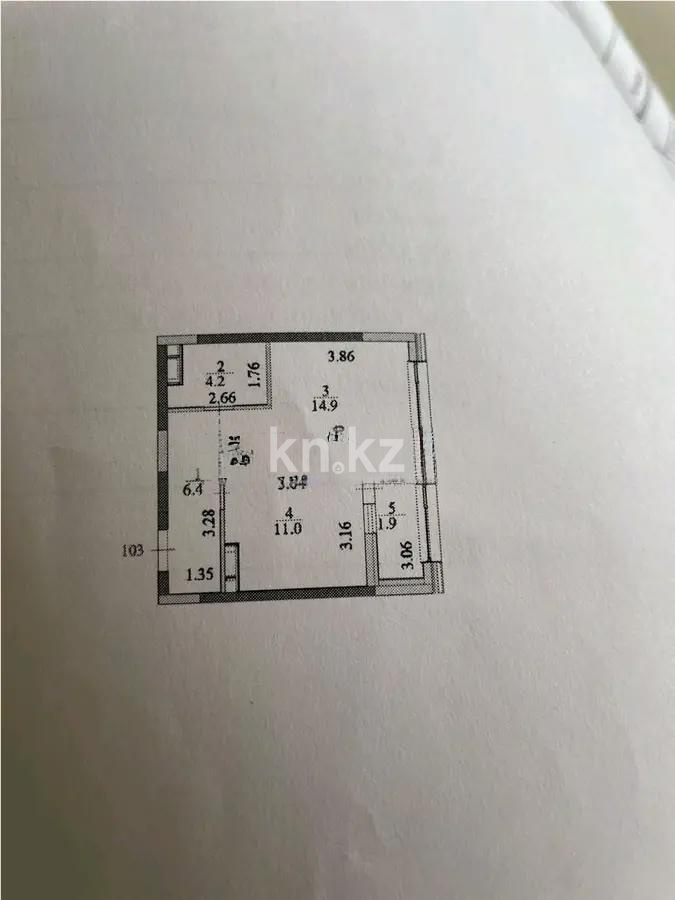 Продажа 1-комнатной квартиры, 39 м², пр. Мангилик Ел, дом  68 в Астане