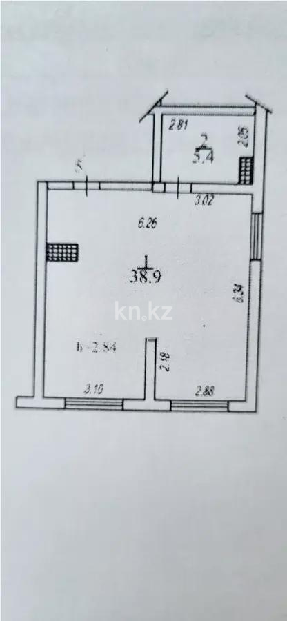 Продажа 1-комнатной квартиры, 44.3 м² в Алматы - фото 4