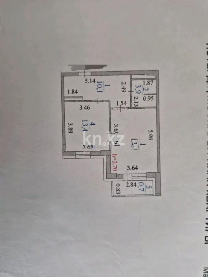 Продажа 2-комнатной квартиры, 46.1 м², ул. Орынбор, дом  1 в Астане - фото 6