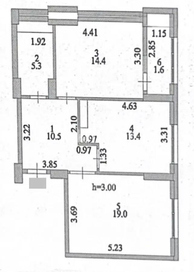 Продажа 2-комнатной квартиры, 64.2 м², ул. Е-36, дом  2/1 в Астане - фото 4