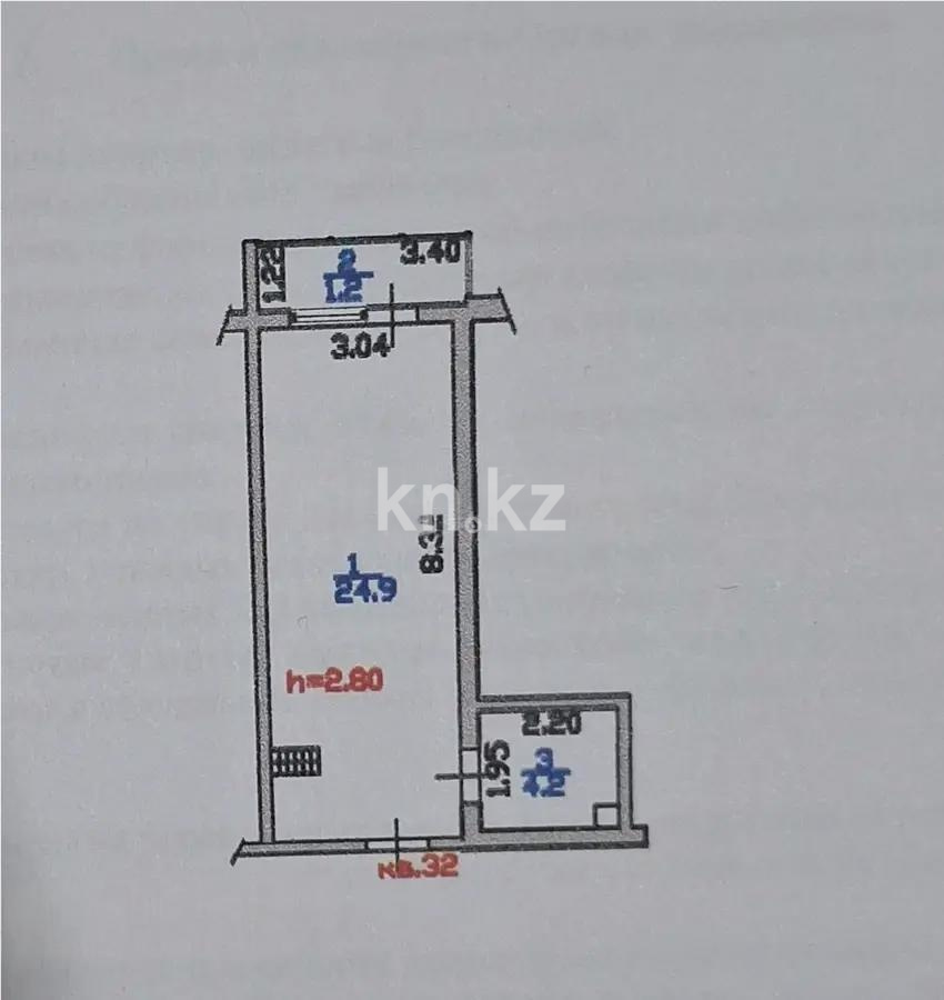 Продажа 1-комнатной квартиры, 31 м², мкр-н Шугыла, дом  340/3 в Алматы - фото 4
