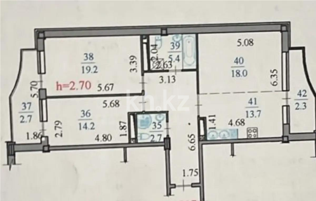 Продажа 3-комнатной квартиры, 94 м² в Алматы - фото 7