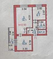 Продажа 2-комнатной квартиры, 49 м², ул. Анжерская, дом  39 в Караганде - фото 10