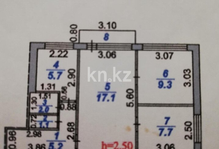 Продажа 3-комнатной квартиры, 49 м² в Караганде - фото 7