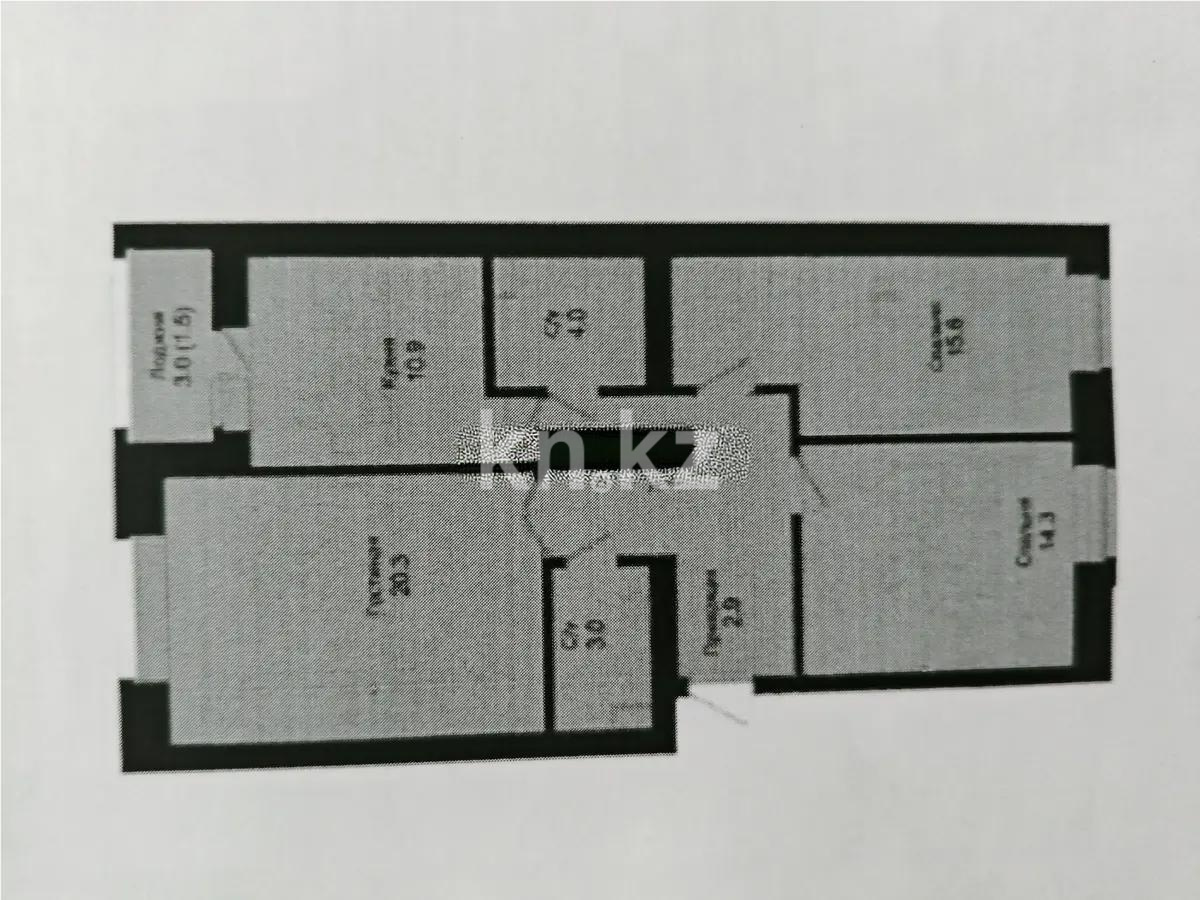 Продажа 3-комнатной квартиры, 80.7 м² в Астане