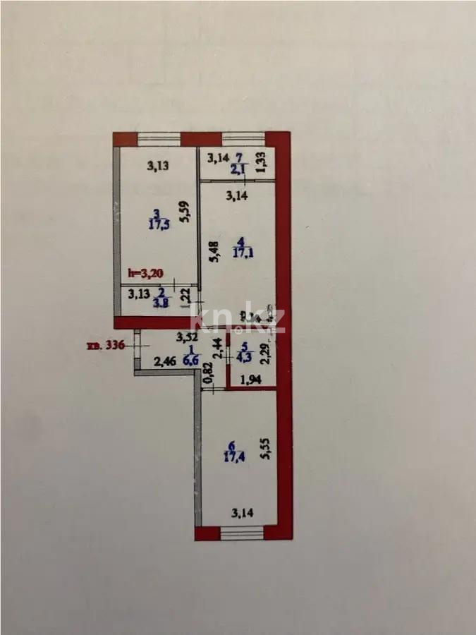 Продажа 3-комнатной квартиры, 69 м², пр. Тауелсыздык, дом  25/1 стр в Астане - фото 5