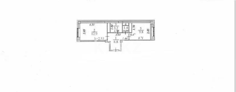 Продажа 1-комнатной квартиры, 34.1 м² в Астане - фото 6