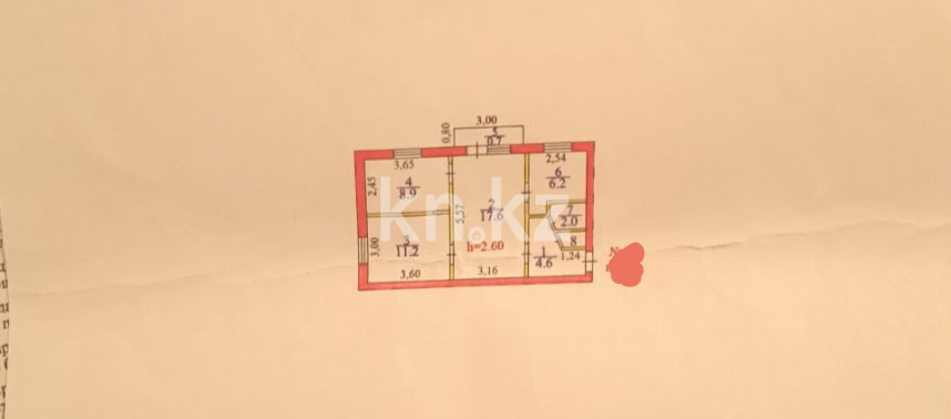 Продажа 3-комнатной квартиры, 52.2 м² в Алматинской области - фото 10