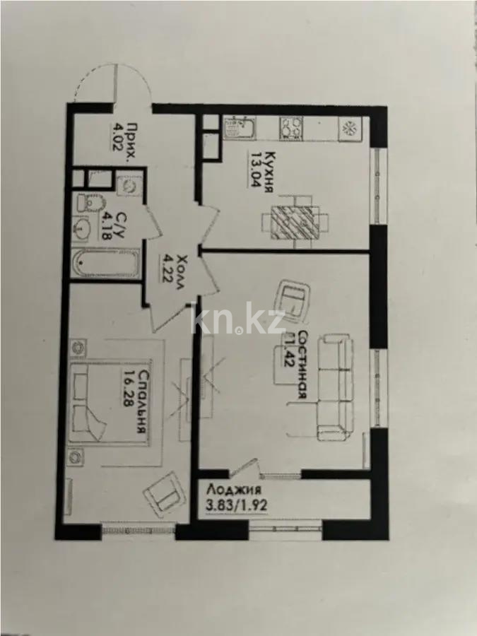 Продажа 3-комнатной квартиры, 66 м², ул. Симферопольская, дом  1/2 в Алматы