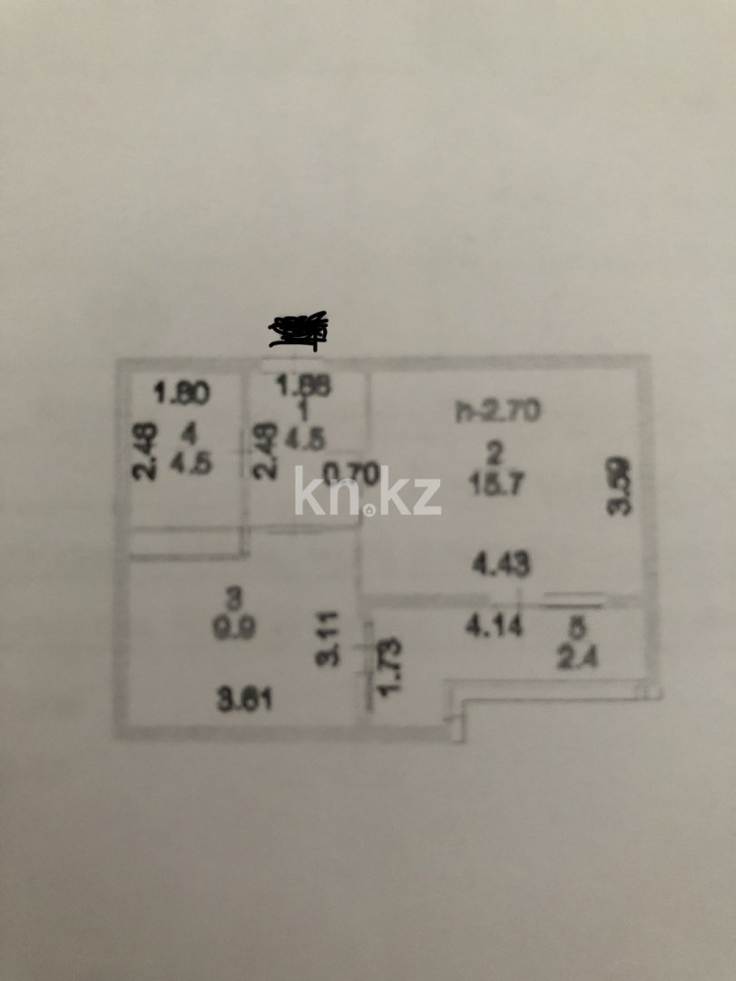 Продажа 1-комнатной квартиры, 37 м², ул. Бейбарыс Султан, дом  12 в Астане - фото 8