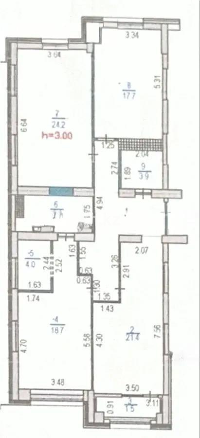 Продажа 4-комнатной квартиры, 112 м², пр. Аль-Фараби, дом  41/7 в Алматы