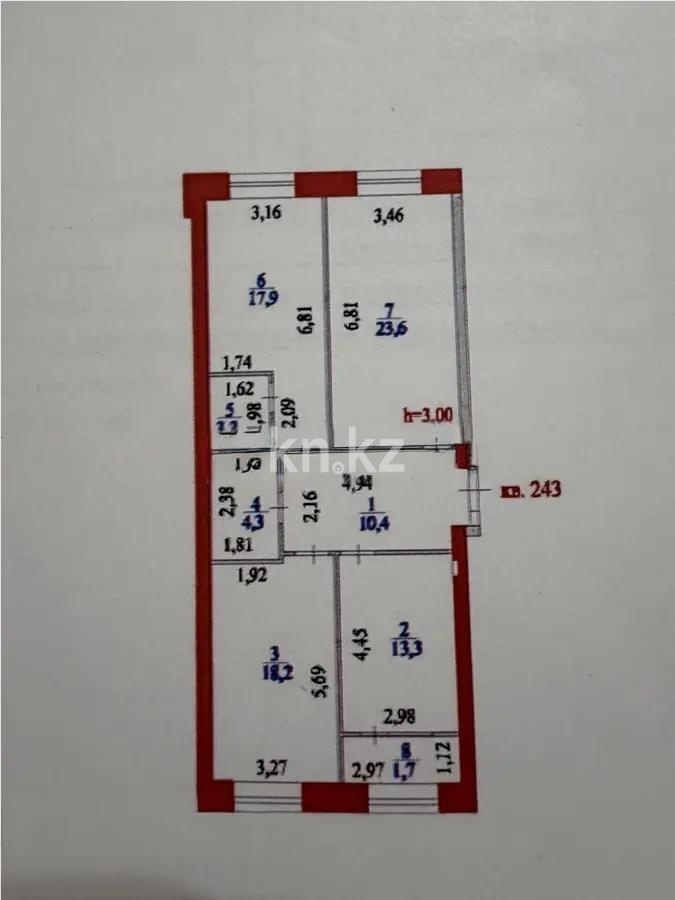 Продажа 3-комнатной квартиры, 93 м² в Астане - фото 6