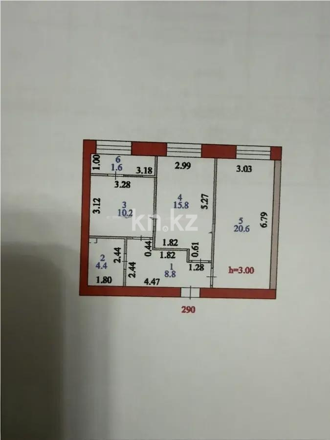 Продажа 2-комнатной квартиры, 61.4 м² в Астане - фото 6