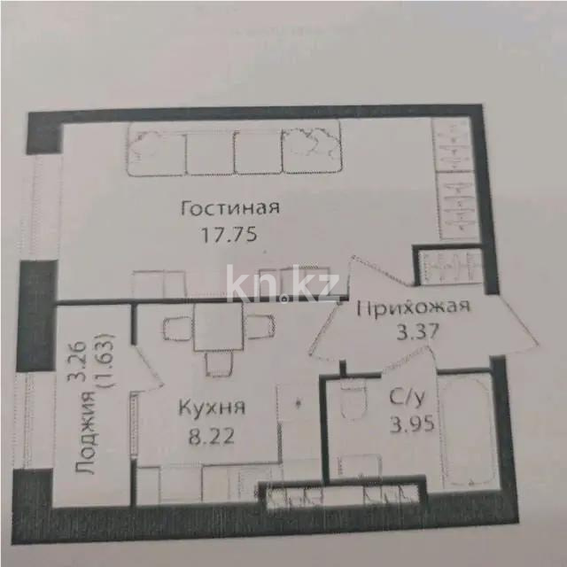 Продажа 1-комнатной квартиры, 35 м², ул. Е-15, дом  16 в Астане