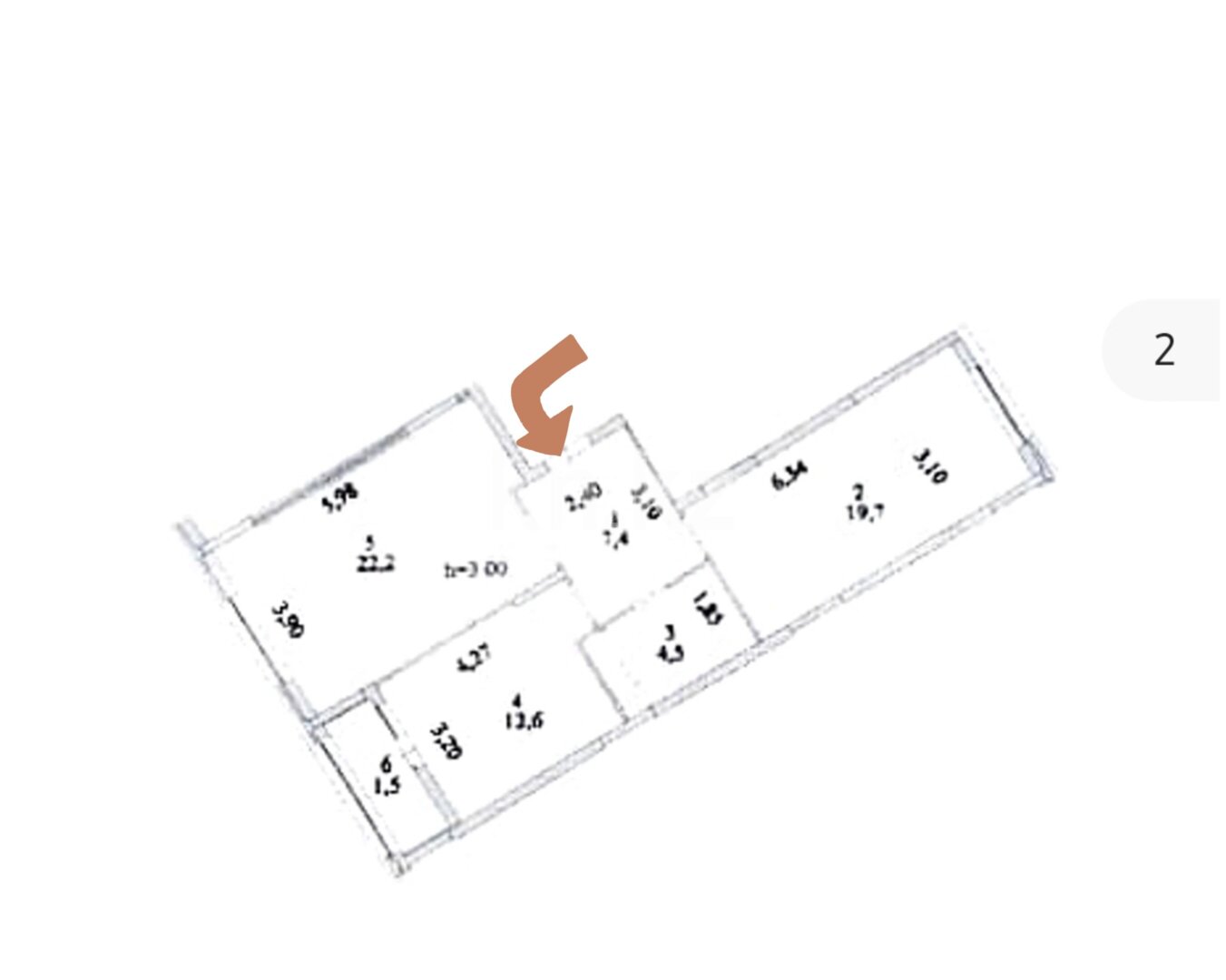 Продажа 2-комнатной квартиры, 68 м² в Астане - фото 2