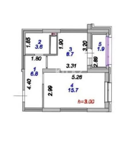 Продажа 1-комнатной квартиры, 37 м² в Астане