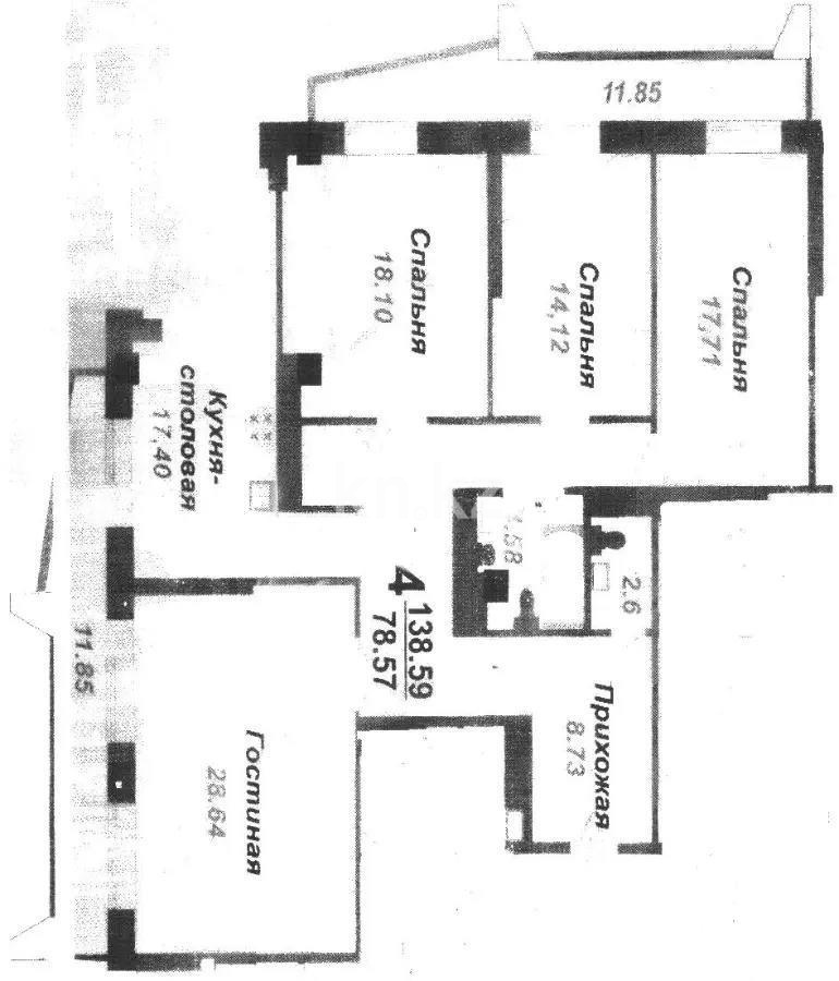 Продажа 4-комнатной квартиры, 139 м² в Астане - фото 10