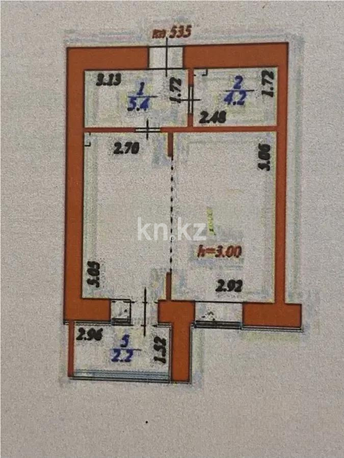 Продажа 1-комнатной квартиры, 41 м², ул. Айтматова, дом  45 стр в Астане