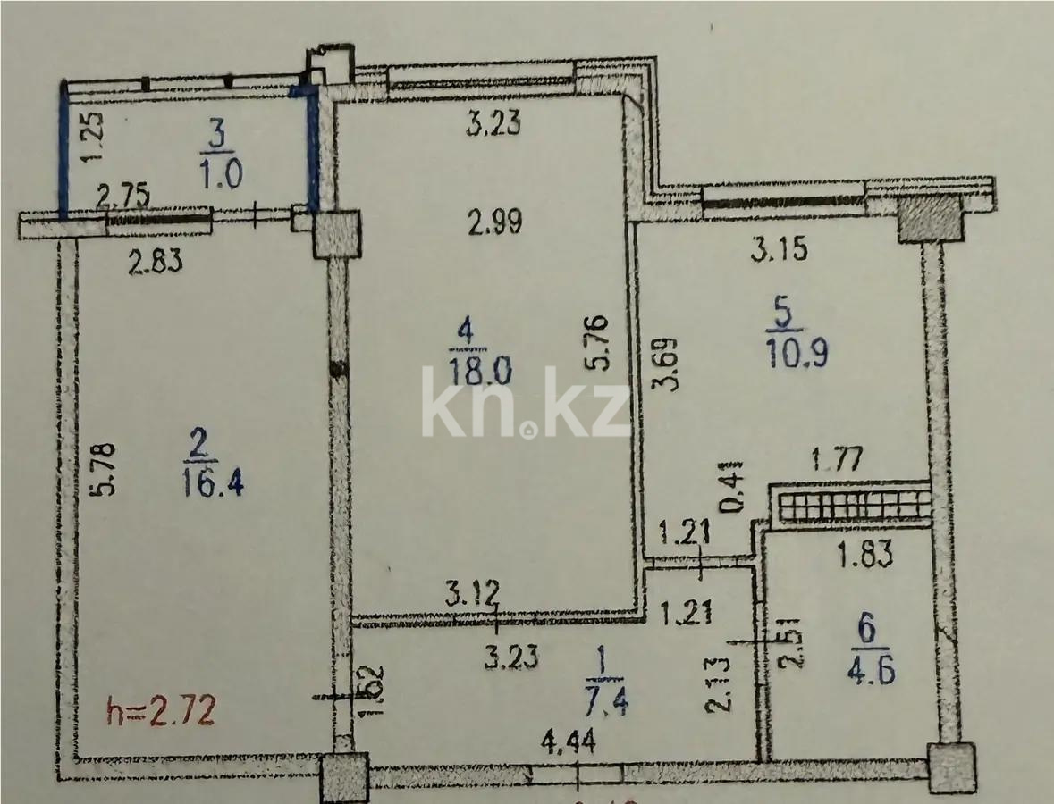 Продажа 2-комнатной квартиры, 60 м² в Алматы - фото 6