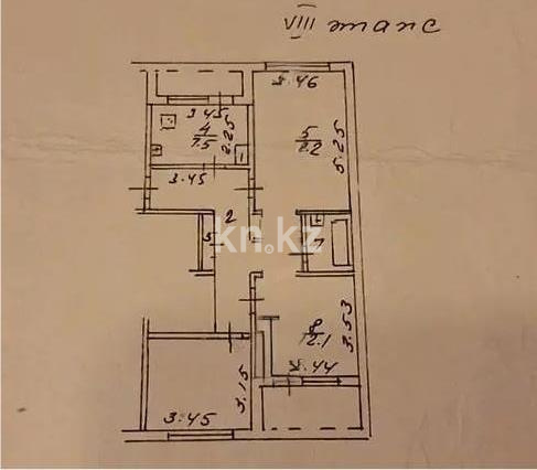 Продажа 3-комнатной квартиры, 70 м², ул. Розыбакиева, дом  25 в Алматы