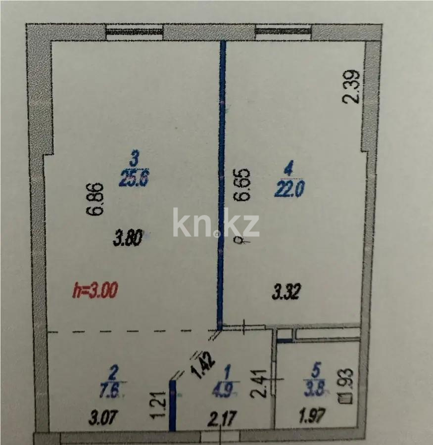 Продажа 2-комнатной квартиры, 64 м², ул. Керей, Жанибек хандар, дом  28 в Астане - фото 4