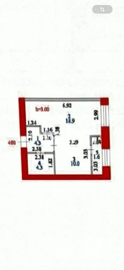 Продажа 1-комнатной квартиры, 39.1 м², ул. Е-15, дом  16 в Астане