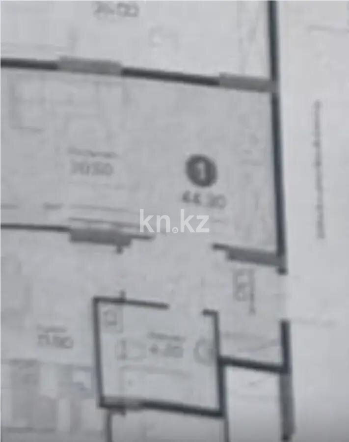 Продажа 1-комнатной квартиры, 44 м² в Астане
