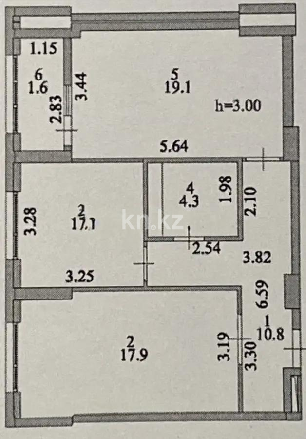 Продажа 2-комнатной квартиры, 64.4 м² в Астане - фото 5