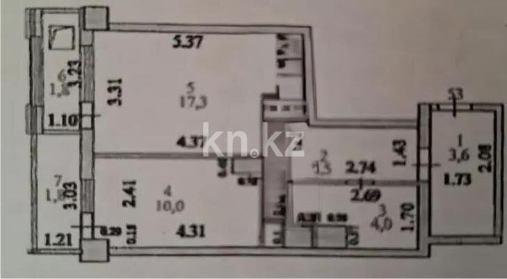 Продажа 1-комнатной квартиры, 49 м² в Астане - фото 4