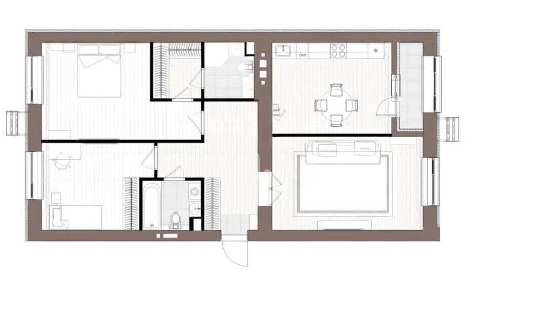 Продажа 3-комнатной квартиры, 88.3 м² в Астане
