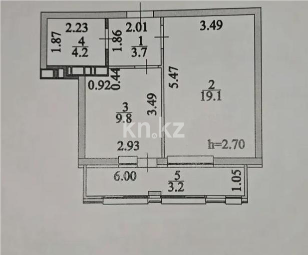 Продажа 1-комнатной квартиры, 40 м² в Астане - фото 5