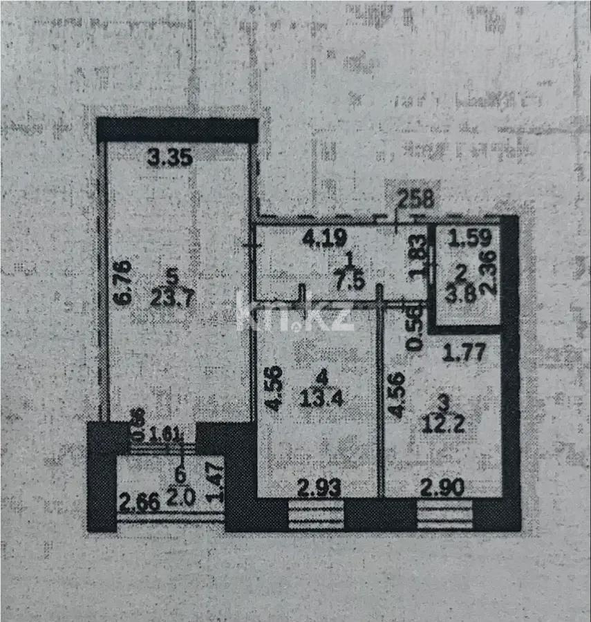 Продажа 2-комнатной квартиры, 62 м² в Караганде - фото 6