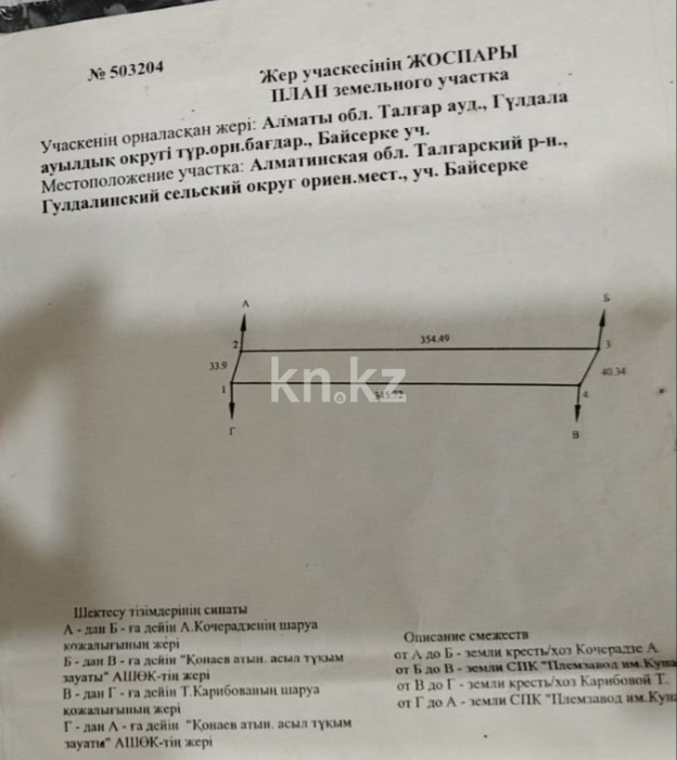 Продажа участка, 1.2 га в Алматинской области - фото 2