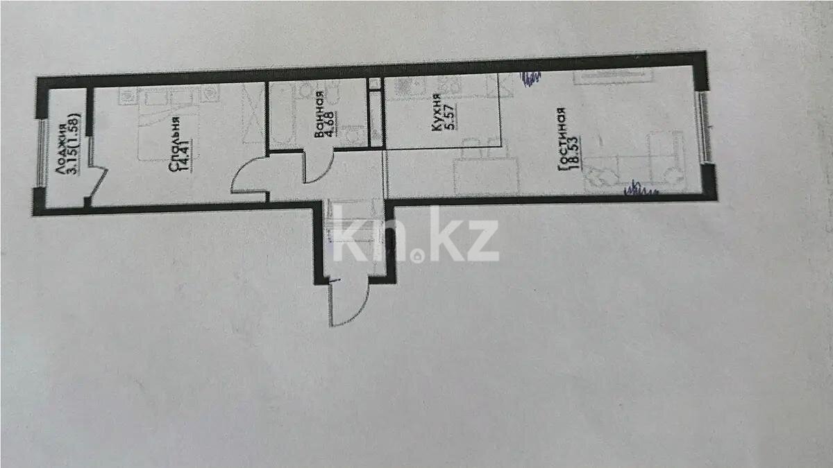 Продажа 2-комнатной квартиры, 50 м² в Алматы - фото 5