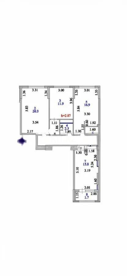 Продажа 3-комнатной квартиры, 84 м² в Астане - фото 6