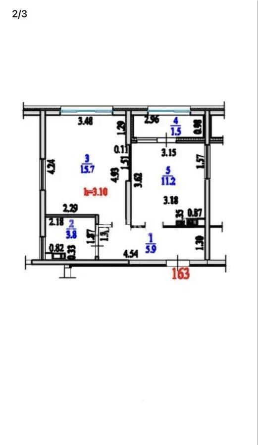 Продажа 1-комнатной квартиры, 38.1 м² в Алматы - фото 4