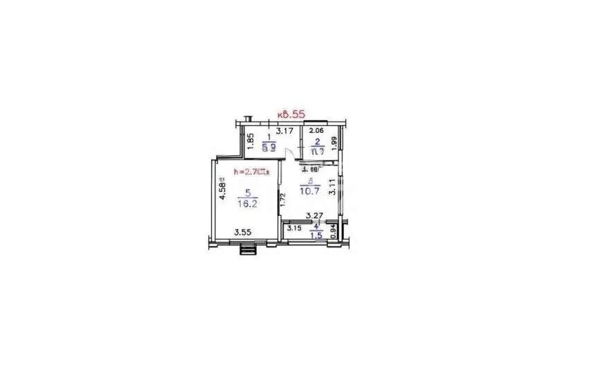 Продажа 1-комнатной квартиры, 38.5 м² в Алматы