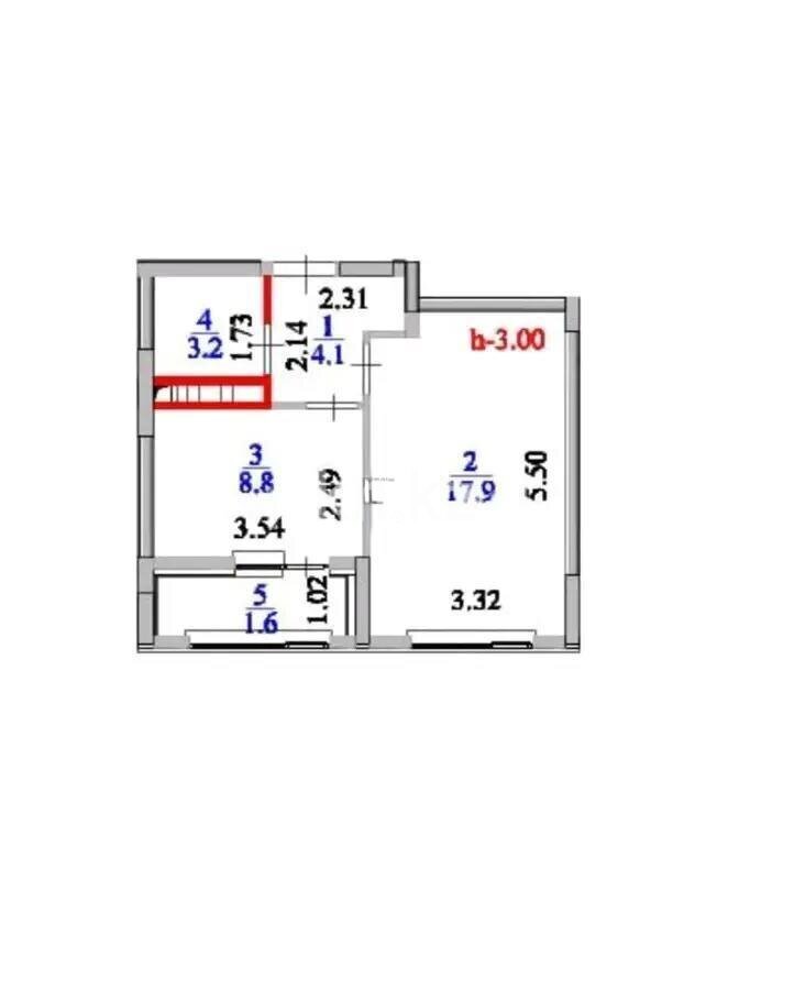 Продажа 1-комнатной квартиры, 35.6 м² в Астане