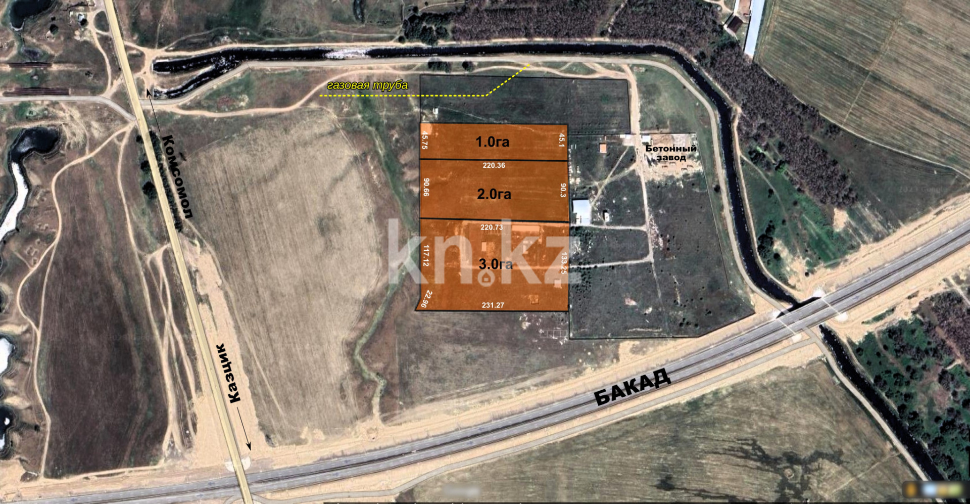 Продажа земельного участка, 6 га, Казцик в Алматинской области