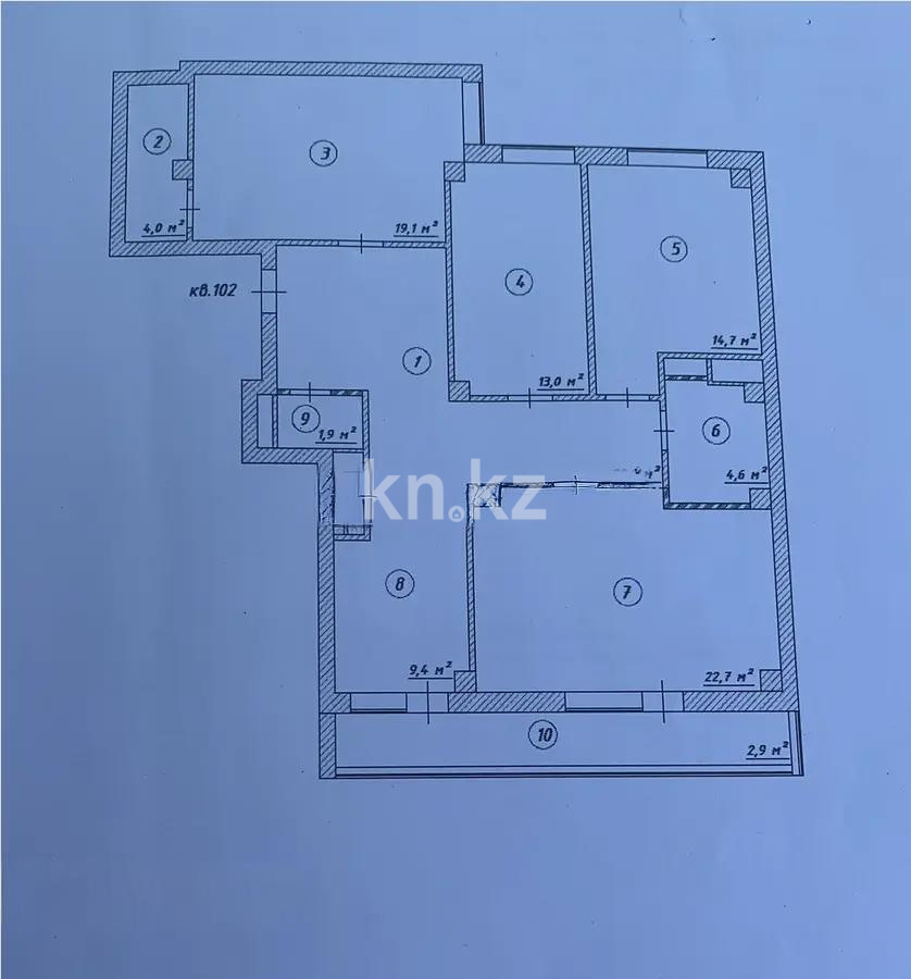 Продажа 4-комнатной квартиры, 112 м² в Астане