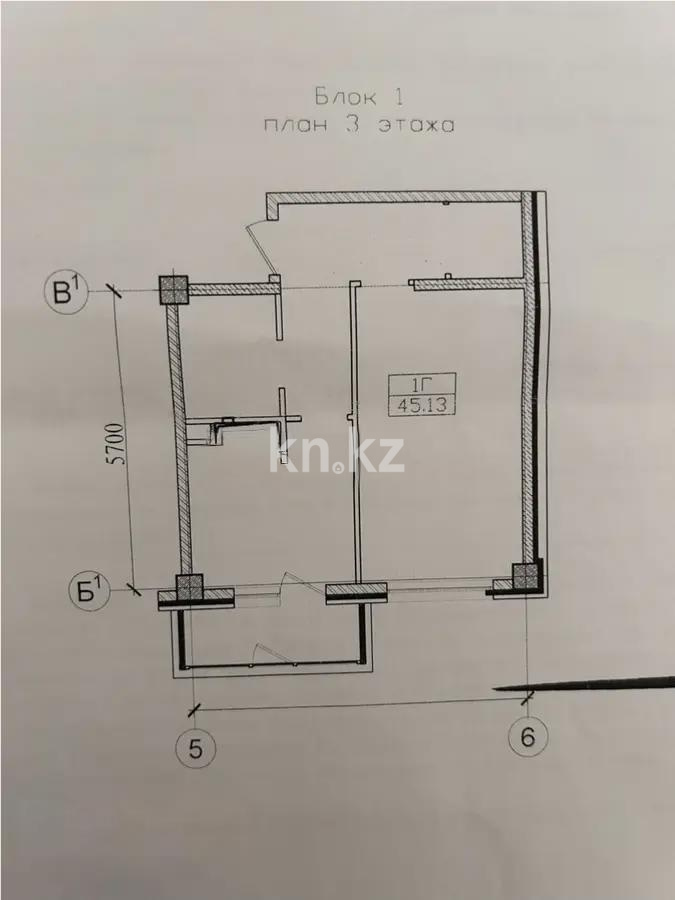 Продажа 1-комнатной квартиры, 45.13 м², ул. Радостовца, дом  167а стр в Алматы - фото 3