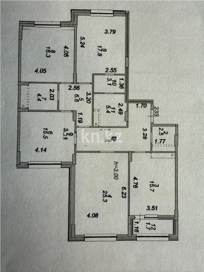 Продажа 4-комнатной квартиры, 130 м², пр. Туран, дом  39 в Астане