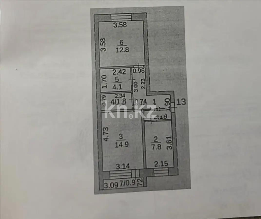 Продажа 2-комнатной квартиры, 49 м², ул. Менделеева, дом  34 в Караганде - фото 8